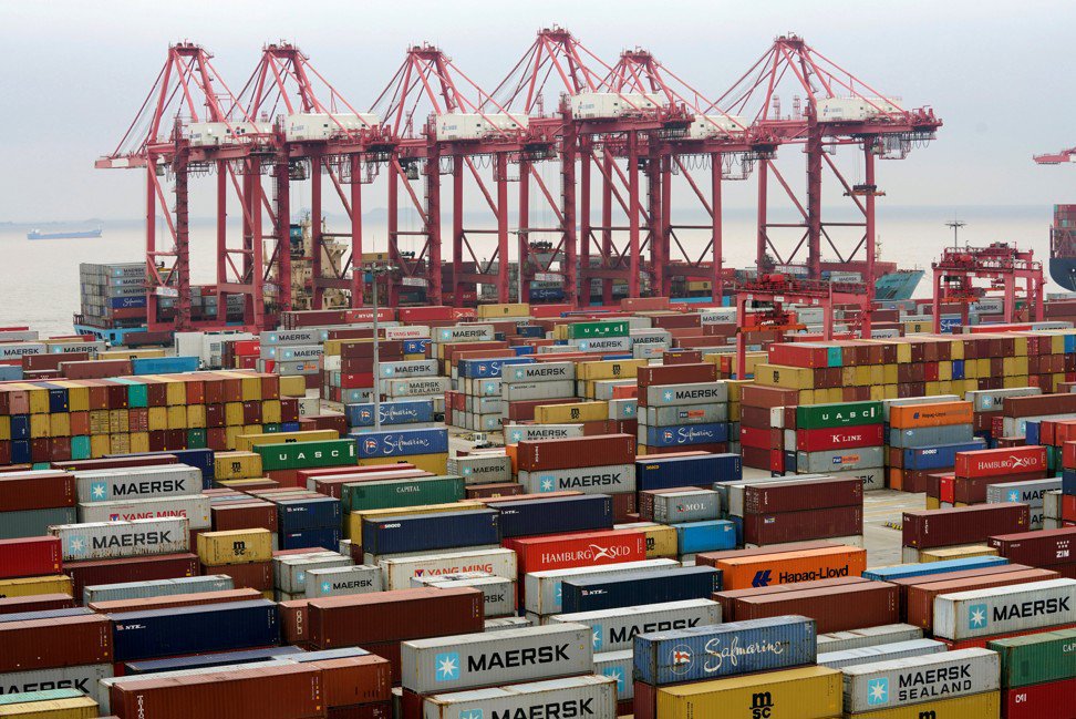 Cuộc chiến thương mại Mỹ-Trung khiến lưu thông hàng hóa giữa hai nền kinh tế hàng đầu thế giới bị chậm lại. Ảnh Reuters