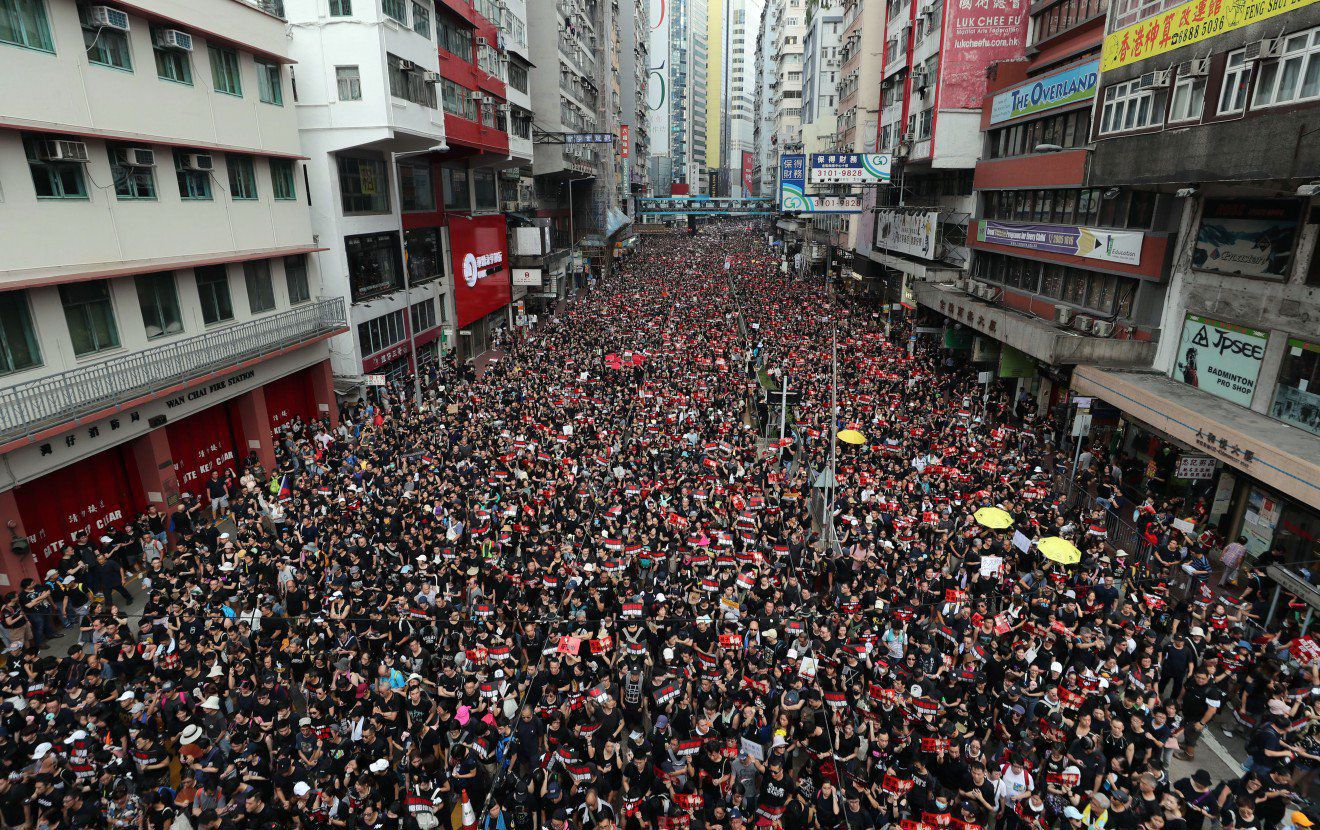Những thiệt hại từ một trong những cuộc biểu tình lớn nhất trong hai thập kỷ qua tại Hong Kong đã được ghi nhận. Nguồn: internet