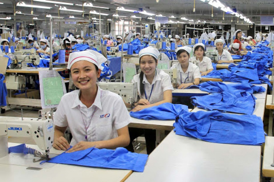 Trong 10 năm qua, ngành Dệt may Việt Nam đã nắm bắt được xu hướng dịch chuyển sản xuất của thế giới. Nguồn: internet