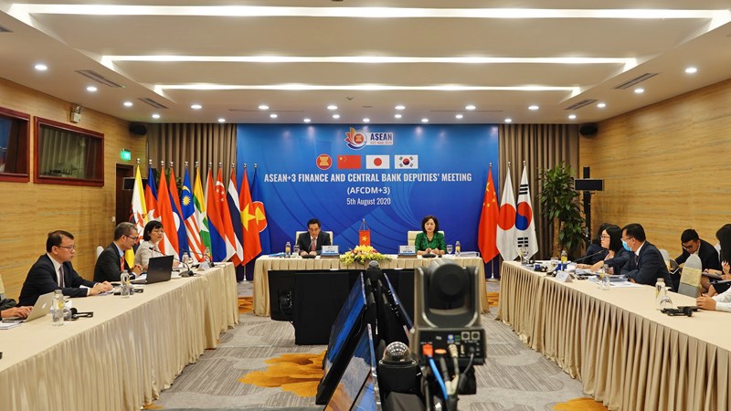 Hội nghị trực tuyến Thứ trưởng Tài chính và Phó Thống đốc Ngân hàng Trung ương ASEAN+3 (AFCDM+3) diễn ra vào đầu tháng 8/2020.