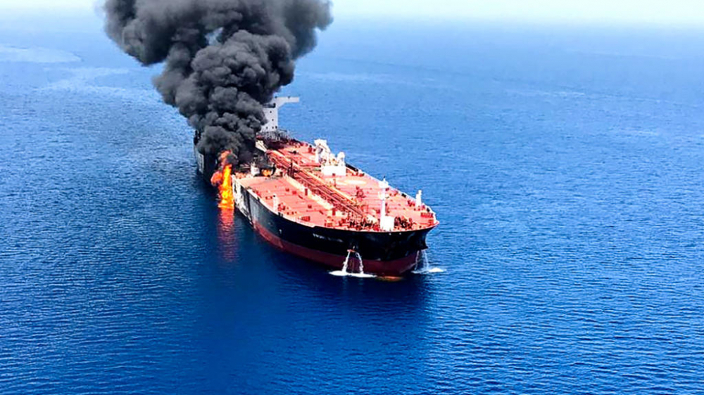  Tàu chở dầu mà Mỹ cáo buộc Iran tấn công hồi đầu hè này. 