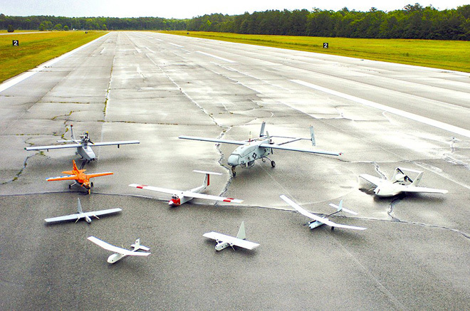 UAV có thể có nhiều loại và kích thước khác nhau.