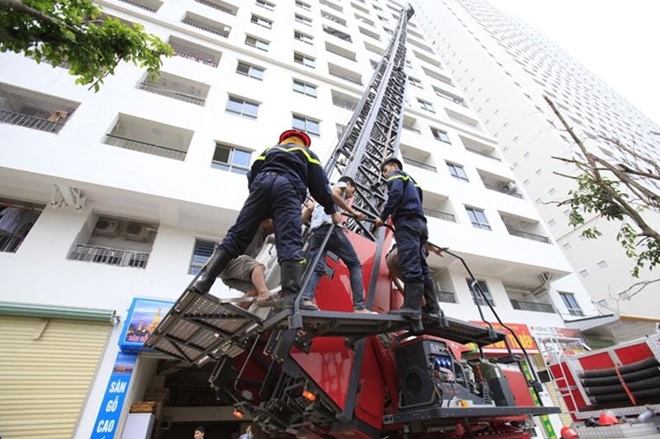 Xe chữa cháy của Cảnh sát phòng cháy chữa cháy hiện chỉ vươn được đến tầng 18 trong khi Hà Nội, TP. Hồ Chí Minh đã có những tòa nhà trên 50 tầng.