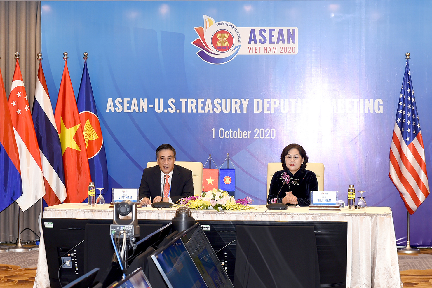 Thứ trưởng Bộ Tài chính Việt Nam Trần Xuân Hà phát biểu tại hội nghị.