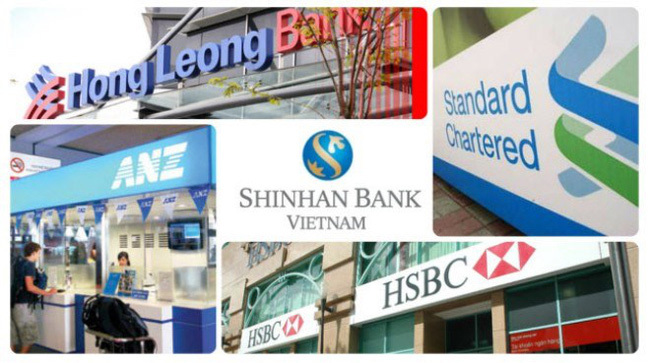 Những con số thống kê gần nhất cho thấy các ngân hàng ngoại đang phát triển mạnh ở Việt Nam. Nguồn: internet