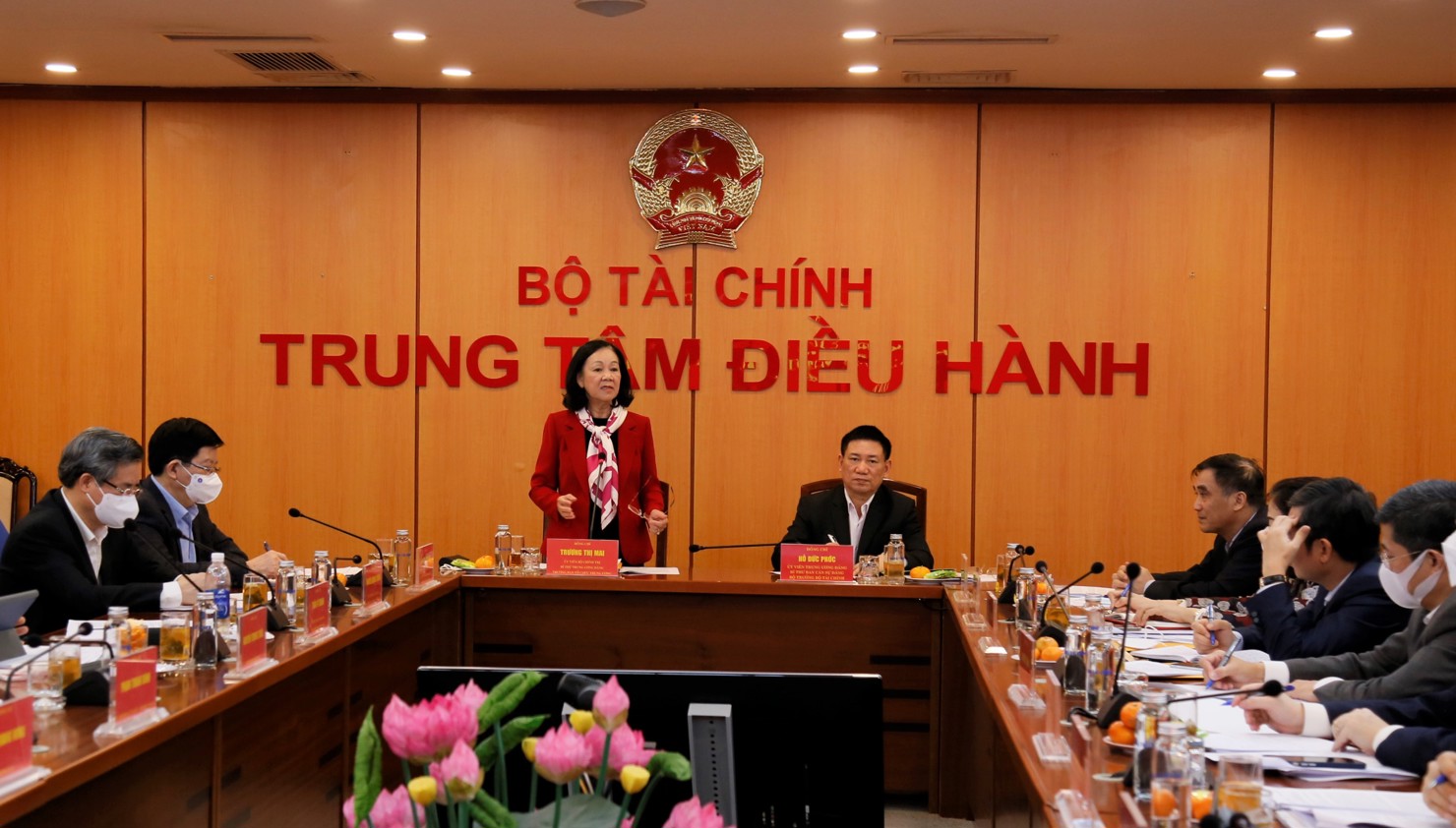 Trưởng Ban Tổ chức Trung ương Trương Thị Mai đánh giá cao sự trách nhiệm, gương mẫu của Bộ Tài chính. 
