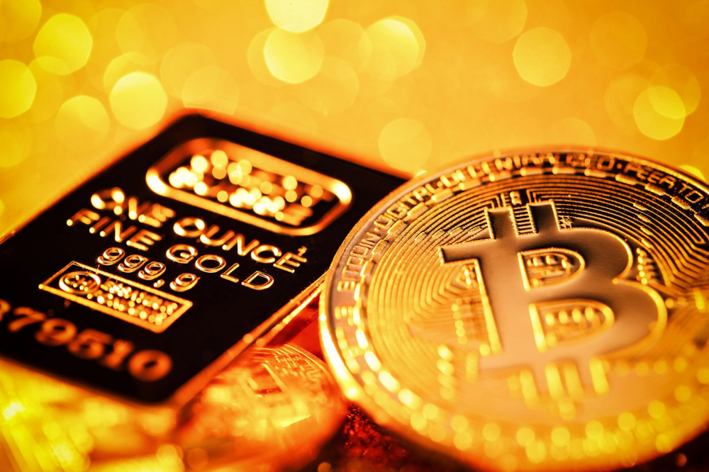  Nên đầu tư vàng hay Bitcoin?  Ảnh: NewsBTC 