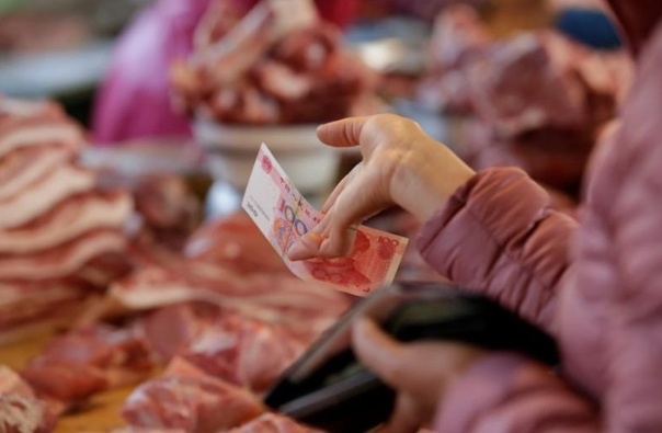 Phó thủ tướng Trung Quốc Hồ Xuân Hoa nói rằng nước này phải kiên quyết phục hồi nguồn cung thịt heo. Nguồn: internet