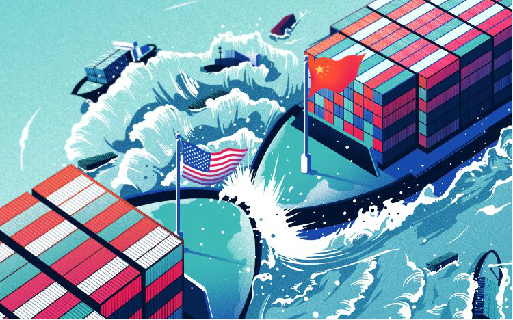 Cuộc chiến thương mại Mỹ - Trung nổ ra từ nửa đầu của năm 2018. Nguồn: internet
