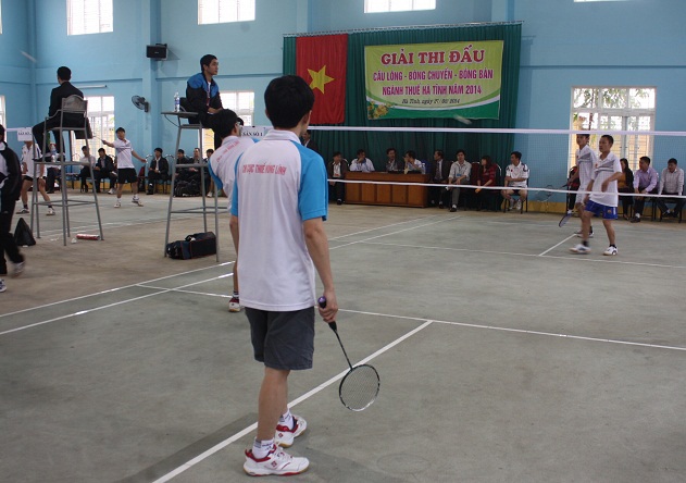 Giải thể thao truyền thống ngành Thuế Hà Tĩnh đầu xuân 2014 chính thức khai mạc sáng ngày 27/2. Nguồn: financePlus.vn