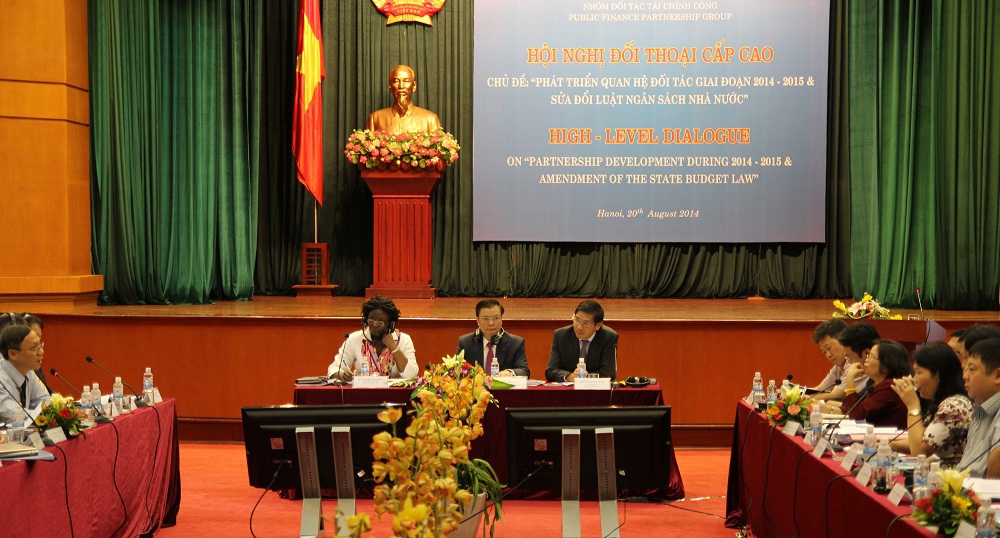 Bộ Tài chính Việt Nam và Ngân hàng Thế giới đã đồng chủ trì tổ chức Hội nghị đối thoại cấp cao Nhóm đối tác tài chính công. Nguồn: financeplus.vn
