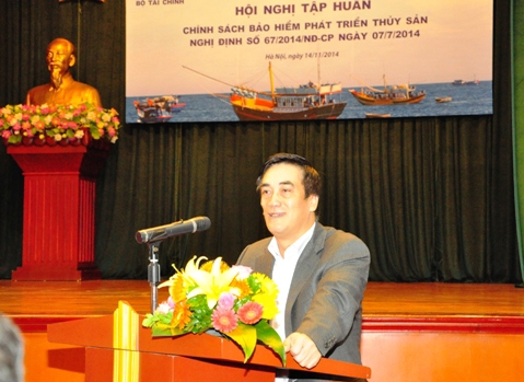 Thứ trưởng Bộ Tài chính Trần Xuân Hà phát biểu tại Hội nghị tổ chức ngày 14/11 tại Hà Nội. Nguồn: internet