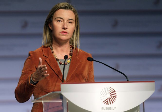  Bà Federica Mogherini, Cao ủy Liên minh châu Âu phụ trách về đối ngoại. Nguồn: internet