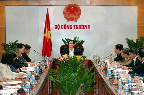 Thủ tướng Nguyễn Tấn Dũng đã chủ trì buổi họp Tổ công tác liên bộ về quản lý và điều hành kinh tế vĩ mô. Nguồn: internet