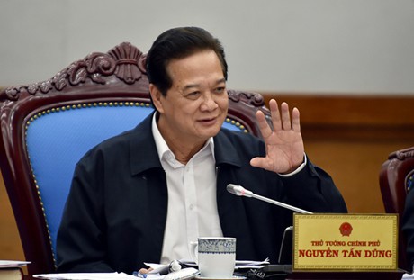 Thủ tướng Nguyễn Tấn Dũng yêu cầu các bộ, ngành thực hiện quyết liệt, đồng bộ các nhiệm vụ, giải pháp đã đề ra cho năm 2015. Nguồn: internet
