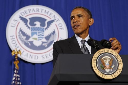  Tổng thống Obama phát biểu về dự thảo ngân sách 2016 tại Bộ An ninh Nội địa ngày 2/2. Nguồn: internnet