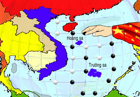 Trung Quốc có trò chơi riêng của họ ở Biển Đông: cờ vây.  Nguồn: internet