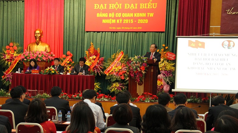 Đồng chí Đỗ Hoàng Anh Tuấn phát biểu tại Đại hội. Nguồn: financeplus.vn