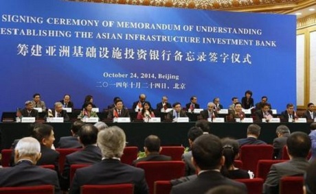 Ba quốc gia Pháp, Đức và Ý đã đồng ý theo Anh tham gia vào Ngân hàng Đầu tư cơ sở hạ Tầng châu Á (AIIB). Nguồn: internet