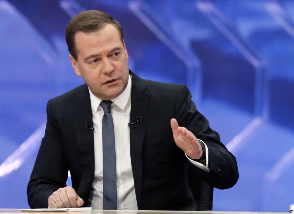 Thủ tướng Nga Dmitry Medvedev. Nguồn: internet