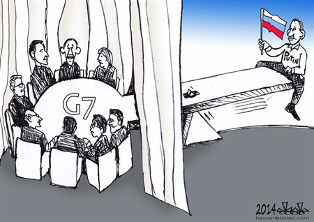 Nga và Biển Đông trên bàn nghị sự G7. Nguồn: internet