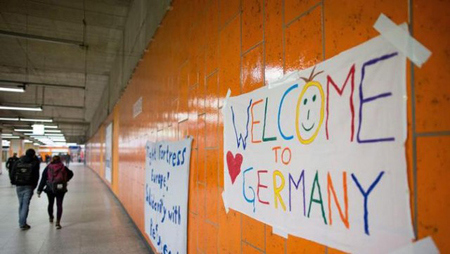  Nước Đức chào đón người tị nạn. Nguồn: internet
