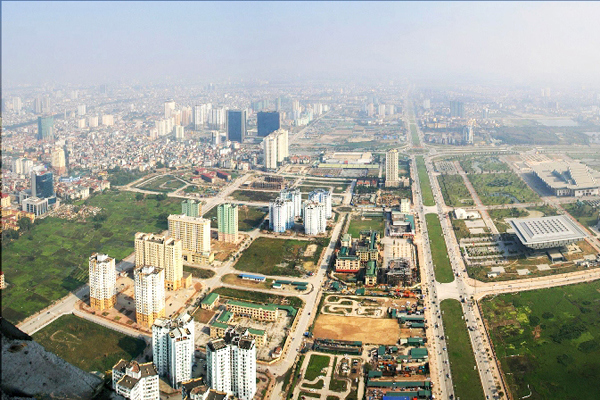 Giá trị bất động sản ở cửa ngõ phía Tây của Hà Nội đã tăng liên tục trong những năm gần đây. Nguồn: internet