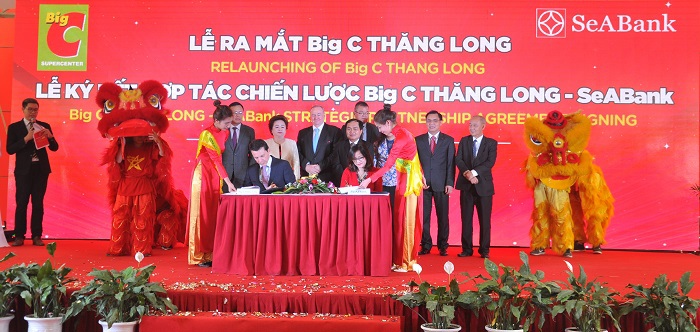 SeaBank và hệ thống siêu thị Big C tại Hà Nội ký kết hợp tác chiến lược.