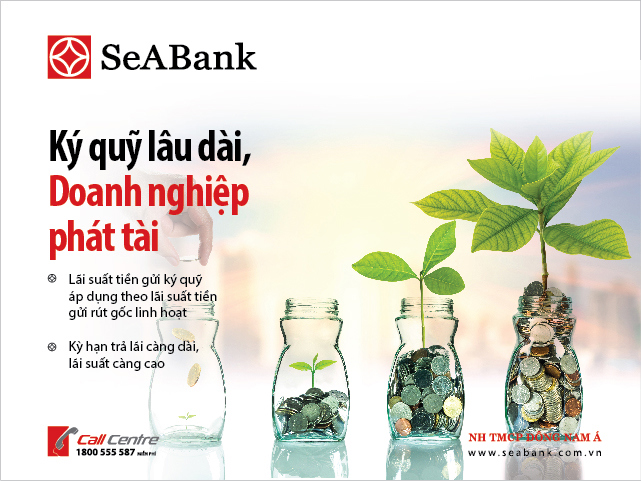 SeaBank ra mắt sản phẩm tiền gửi ký quỹ.
