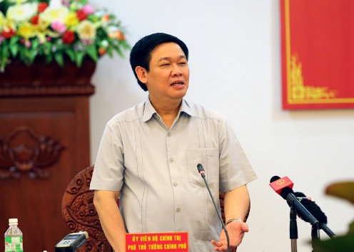 Phó Thủ tướng Vương Đình Huệ kết luận cuộc họp.