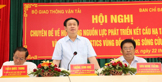  Uỷ viên Bộ Chính trị, Phó Thủ tướng Chính phủ Vương Đình Huệ chủ trì Hội nghị.