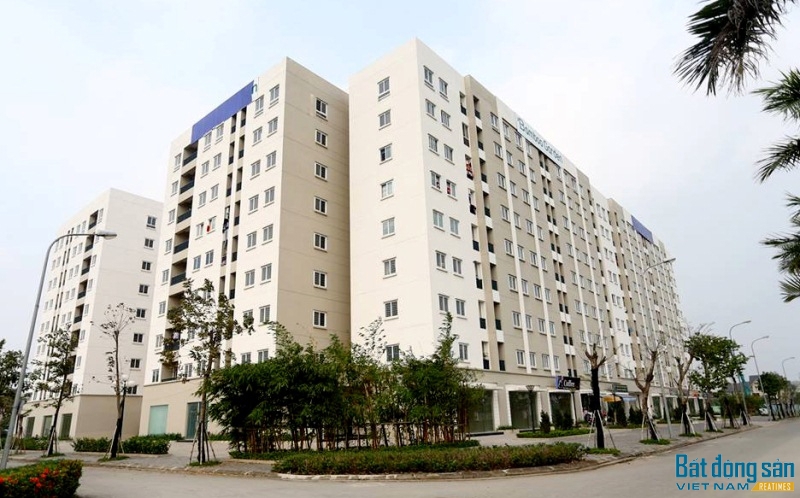 Nhà xã hội chung cư Bamboo Garden tại Sài Sơn, Quốc Oai nằm trên trục đường Đại Lộ Thăng Long và cách trung tâm hội nghị quốc gia 14km. Nguồn: internet