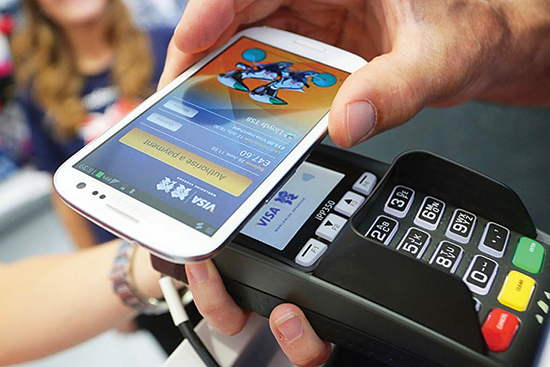 Thanh toán di động thông qua ứng dụng Samsung Pay. Nguồn: internet