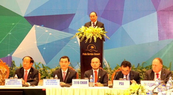 Thủ tướng Chính phủ Nguyễn Xuân Phúc dự và phát biểu tại Hội nghị. Nguồn: internet