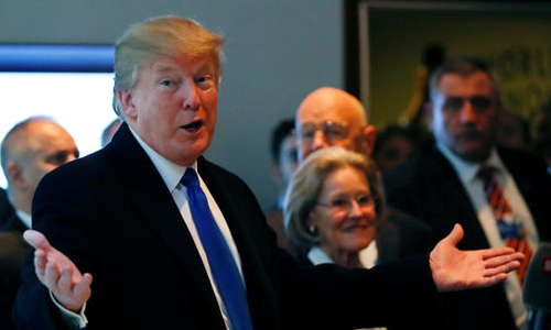  Tổng thống Mỹ Donald Trump tại Diễn đàn Kinh tế Thế giới ở Davos, Thụy Sĩ, ngày 25/1. Ảnh: Reuters.