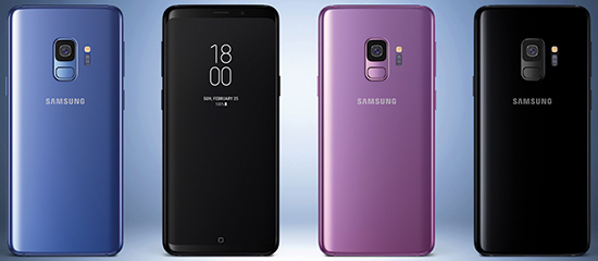 Hãng điện thoại Samsung vừa giới thiệu ra thị trường công nghệ bộ đôi điện thoại thông minh (smartphone) Galaxy S9/S9 Plus. Nguồn: internet