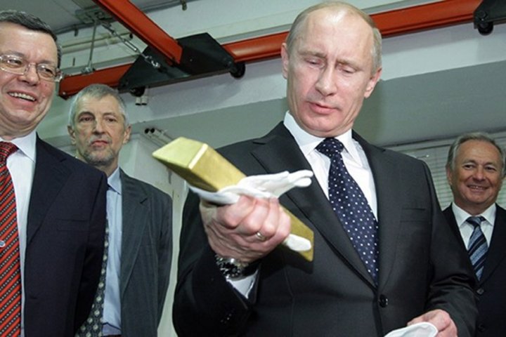  Nga có lượng dự trữ vàng lớn trên thế giới. Ảnh: Reuters 