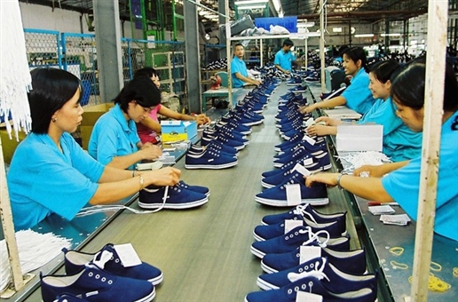 Xuất khẩu mặt hàng giày dép của Việt Nam trong 3 năm liên tiếp đều đứng vị trí thứ 2 thế giới. Nguồn: internet