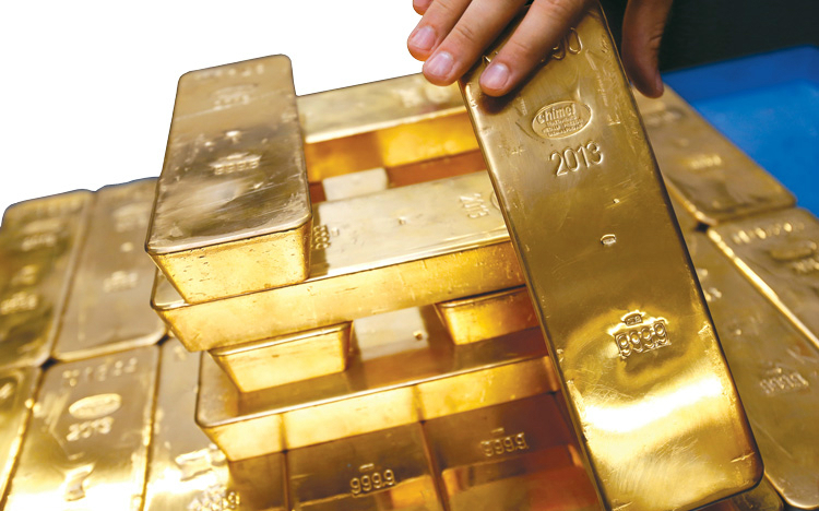  Giữ những tài sản có tính trú ẩn an toàn như vàng có thể được hưởng lợi khi chiến tranh thương mại xảy ra. Nguồn: internet