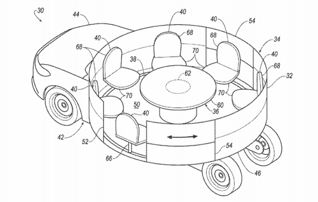 Tuần trước, một đơn đăng kí bằng sáng chế của Ford xuất hiện trên trang web của Văn phòng Sáng chế và Nhãn hiệu Hoa Kỳ.