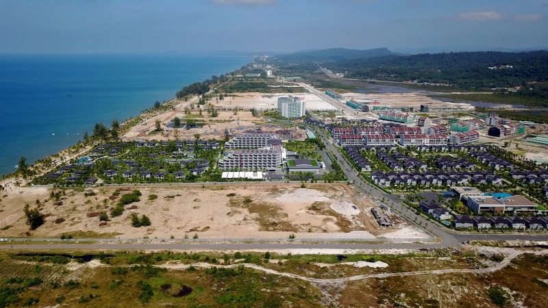 Hoạt động mua bán đất ở Phú Quốc nhanh chóng giảm nhiệt. Nguồn: internet