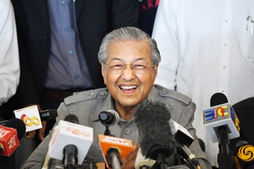 Tân thủ tướng Malaysia - Mahathir Mohamad. Nguồn: internet