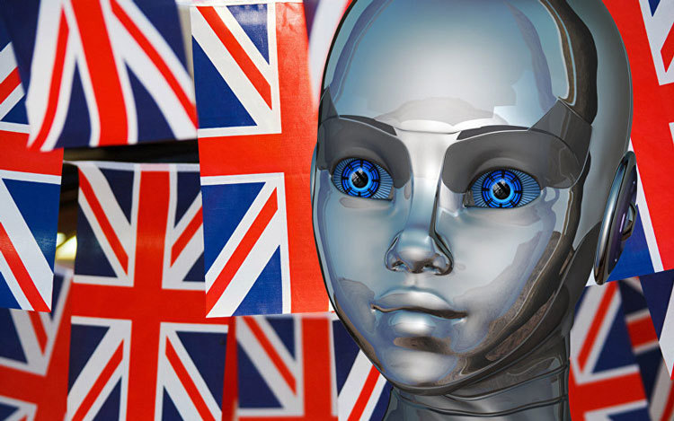  Robot có thể là giải pháp cho nền kinh tế Anh thời hậu Brexit. Ảnh: Sputnik News 