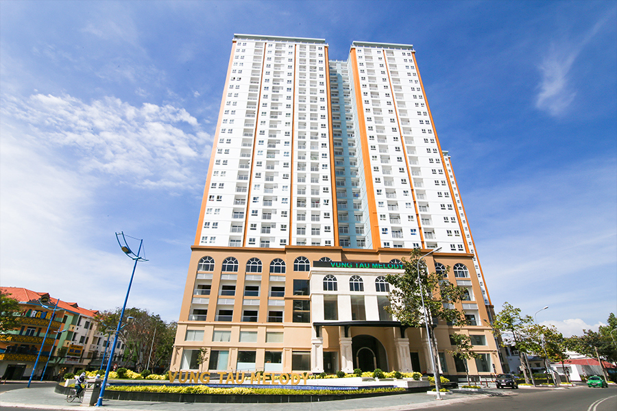  Một dự án căn hộ đã hoàn thành tại Vũng Tàu. Nguồn: internet