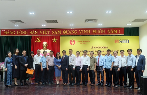 Lễ Khởi động Dự án thu NSNN và thanh toán song phương điện tử tại KBNN Đà Nẵng.