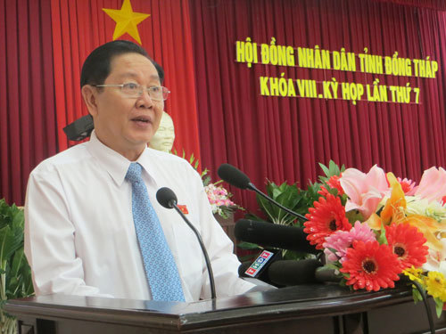 Ông Lê Vĩnh Tân - Phó Trưởng Ban Kinh tế Trung ương, Nguyên Bí thư Tỉnh ủy Đồng Tháp. Nguồn: internet.