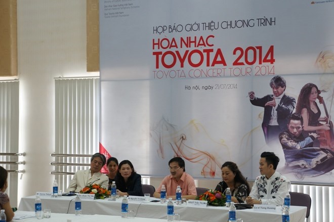 Quỹ Toyota Việt Nam luôn tự hào đồng hành cùng Dàn nhạc giao hưởng Việt Nam. Nguồn: N.H