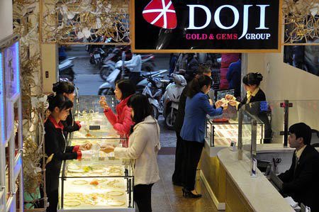Tập đoàn DOJI là doanh nghiệp đầu tiên trên cả nước đủ điều kiện để thực hiện công tác thử nghiệm xác định hàm lượng vàng, trang sức, mỹ nghệ. Nguồn: internet.