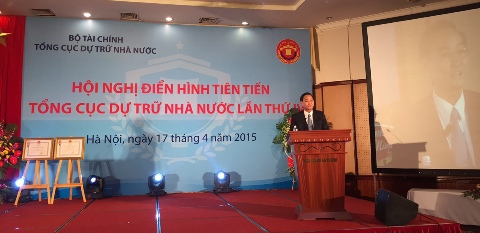 Thứ trưởng Bộ Tài chính Nguyễn Hữu Chí đề nghị toàn thể CBCC trong ngành DTQG tiếp tục giữ vững phong trào thi đua, giữ vững thành tích, phấn đấu có nhiều cá nhân, tập thể đạt thành tích cao hơn nữa.