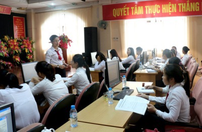 Một buổi tập huấn kỹ năng giao tiếp tại Agribank Tuyên Quang